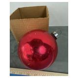 Vintage Jumbo Shiny Brite Glass Christmas Ornament
