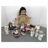 Mixed Lot of Figurines and Doll
