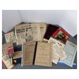 Vintage Paper Ephemera Collection