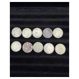Early U.S. Nickels Lot - V Nickels & silver war ti