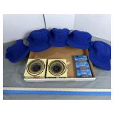 Caps, Speakers and Cassette Tapes