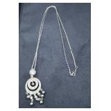 925 Silver Dangle Pendant Necklace