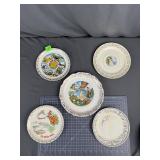 State Souvenir Decorative Plates 5pc