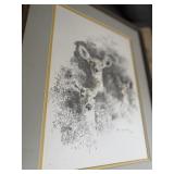 Framed Deer Wildlife Print