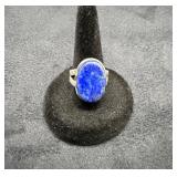 Sterling Lapis Lazuli Ring