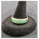 Southwest Sterling Inlay Band