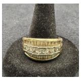 Art Deco Style 7.1g Sterling Silver Ring