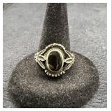 Sterling Silver Botanical Ring 3.6g