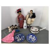 Vintage Global Decor & Doll Lot