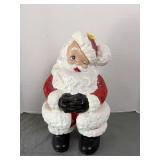 Large Winking Santa Figure
