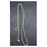 925 Sterling Rope Chain Necklace 9.1g