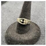 Sterling Silver Celestial Man in the Moon & Star C