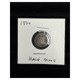1854 Seated Liberty Half Dime - 90% Silver (Circul