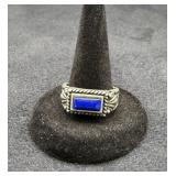 925 Silver Lapis Lazuli Ring