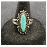 Navajo Sterling Turquoise Ring