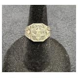 Vintage Sterling Girl Scout Eagle Ring