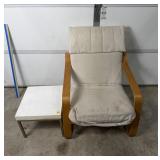 IKEA Pong Chair & Side Table