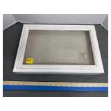White Shadow Box Display Case
