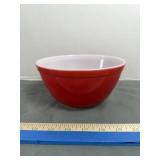 Vintage Pyrex 402 Red Mixing Bowl