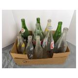 Vintage Glass Soda Bottle Collection