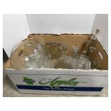 Box of Assorted Glassware