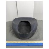 Vintage Blue Enamelware Bedpan