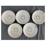 Homer Laughlin Fortune Cereal Bowls (5)