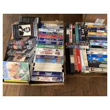 Large lot of assorted VHS tapes