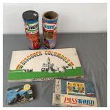 Vintage Discover Columbus & Password Lot