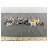 Miniature Scottie & Dog Figurine Lot