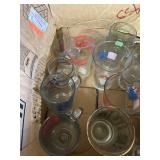 Assorted Clear Glassware