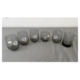 Vintage NFL St. Louis Cardinals Smoked Glasses