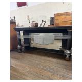 Antique Mirrored Console or Overmantel