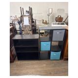 Black Laminate Cube Storage Unit