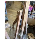 Antique Industrial Canvas Stretching/Display Frame