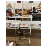 White Wire Over-the-Door Storage Rack