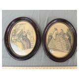 Lot 2 Vintage E.L.S. Co. Fashion Prints