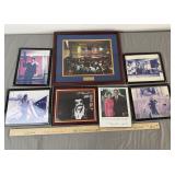 Lot 7 Framed Celebrity & Political Photos