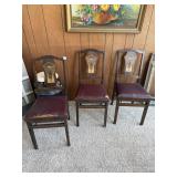 4 Vintage Rastetter 'Solid Kumfort' Folding Chairs
