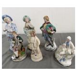Victorian Courtier Figurine Lot