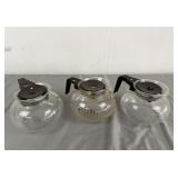 Vintage Commercial Glass Coffee Carafe Lot