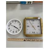 Pair of Sterling & Noble and Sunbeam Wall Clocks