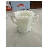 Antique Westmoreland Milk Glass Sugar Bowl