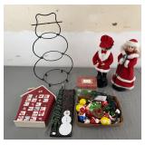 Lot Christmas Decor Advent & M&M Ornaments