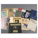 Vintage Music, Art & Commemorative Book Lot