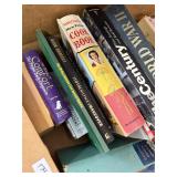 Box lot cookbooks and nonfiction books