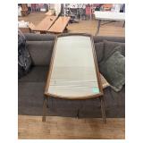 Wood Framed Dresser Mirror w Brackets