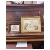 Framed Art Landscape Cï¿½zanne & Birds Lot