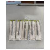 Lot of 5 True Slice Stainless Cocktail Knives