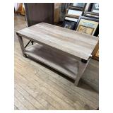 Industrial Coffee Table w/ Shelf